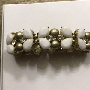 NWOT Gold and White Fashion Bracelet
